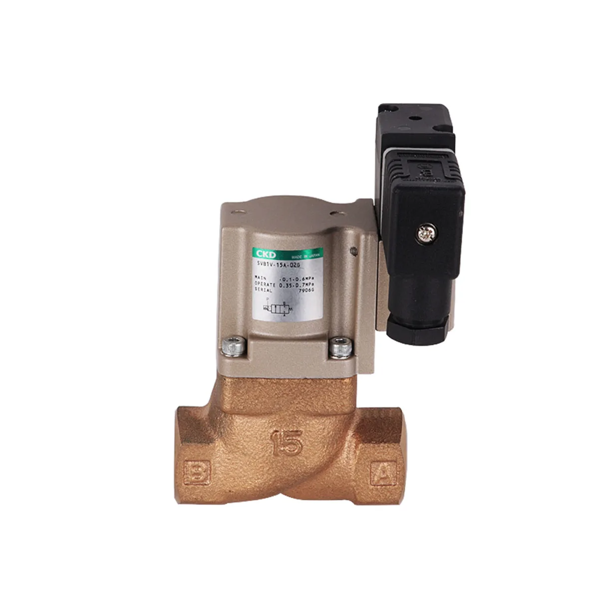 CKD CKD SVB1A-10A-02H-DC24V Magnetic Valve 2-Port Cylinder Red — product photo