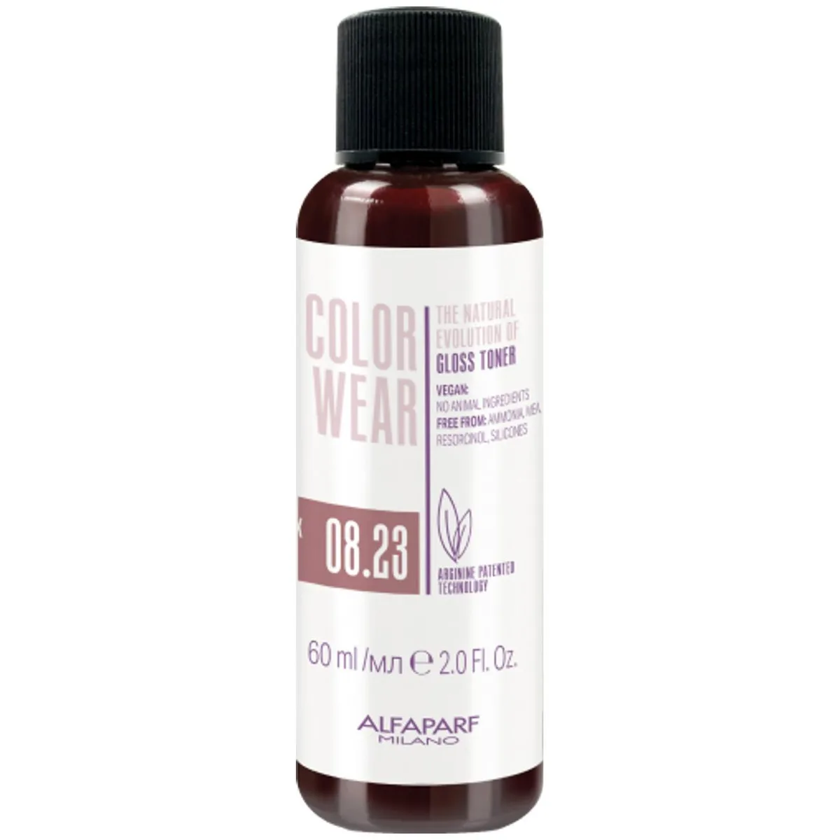 AlfaParf AlfaParf Color Wear Gloss Toner 8.23 Soft Light Violet Golden Blonde 60ml — product photo