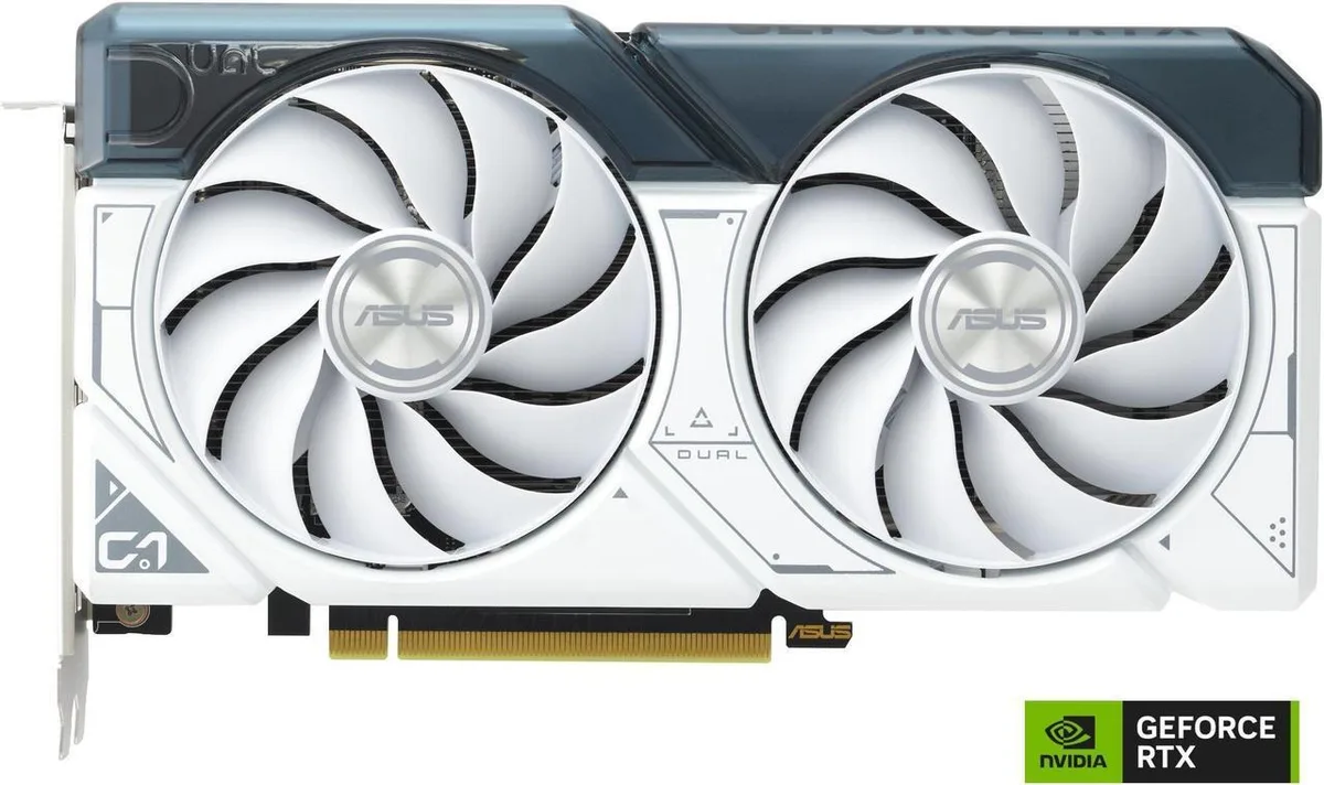 ASUS ASUS Dual GeForce RTX 4060 White Edition 8GB graphics card — product photo