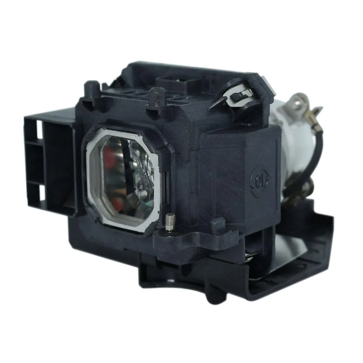 NEC P350 projector replacement lamp module in white housing