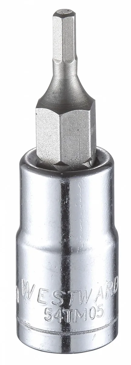1/4 inch drive hex socket bit 2.5 mm alloy steel