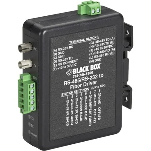 Black Box Innovations MED101A industrial DIN rail serial adapter