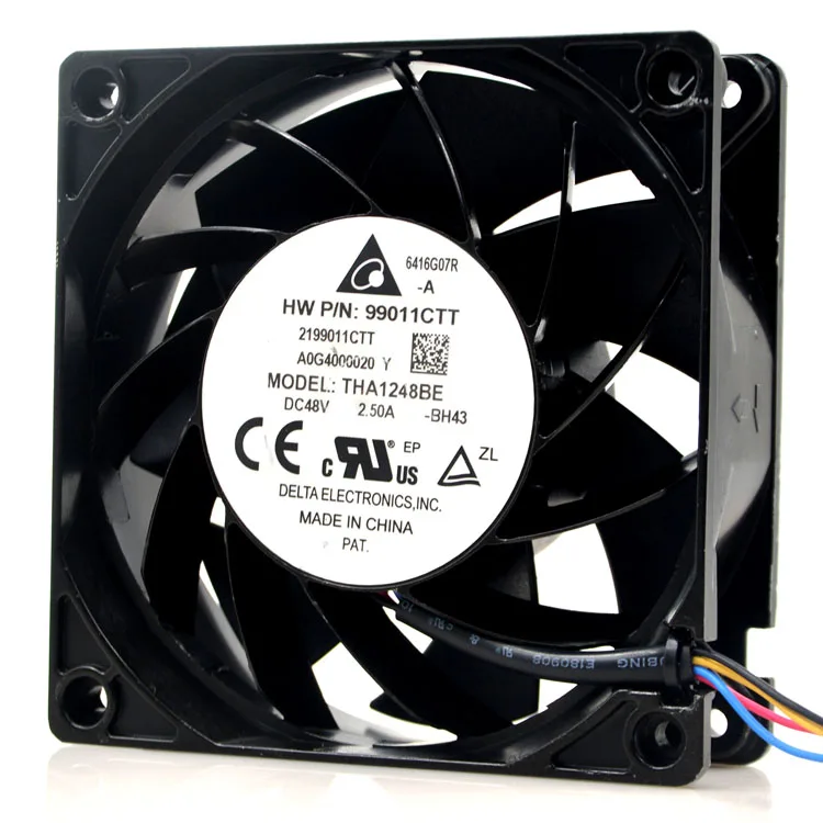 SXDOOL SXDOOL 120x120x38mm 48V 2.5A 318 CFM 7600 RPM 4-pin Ball Bearing Case Fan — product photo