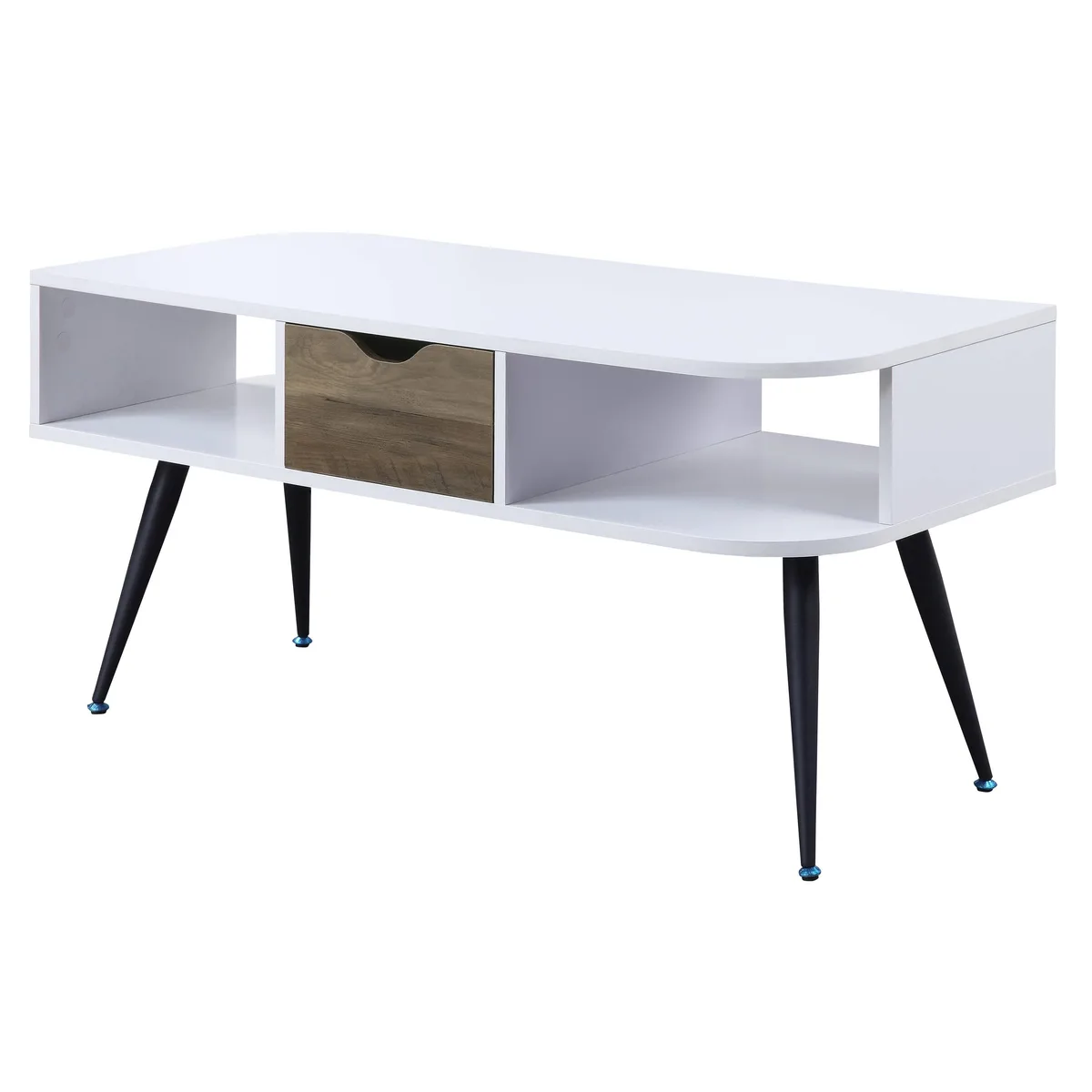 tuphen tuphen White and Black Coffee Table with 1 Drawer — product photo