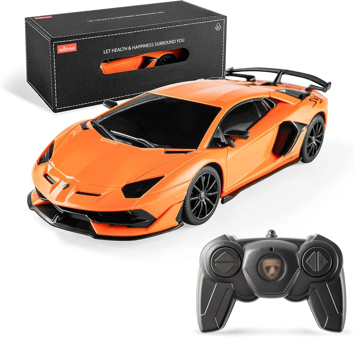 usbroway usbroway Licensed Lambo Aventador SVJ 1:24 RC Car Orange — product photo