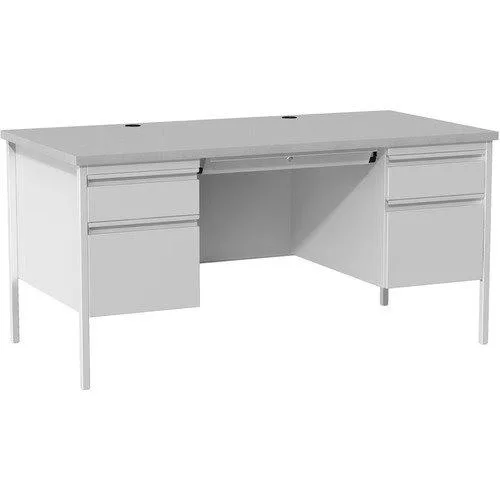 Lorell Lorell 60935 Double Pedestal Desk 60x30 Grey — product photo