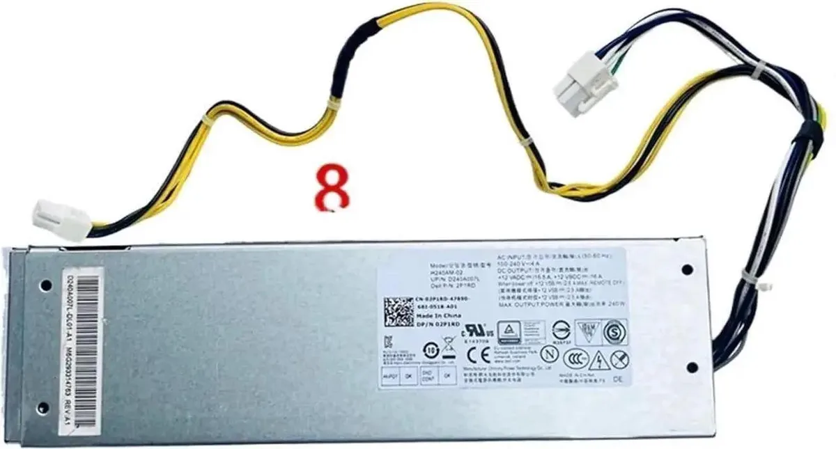 SMUGDESK SMUGDESK 240W 8Pin Power Adapter D240EM-00 for Dell Optiplex Inspiron — product photo