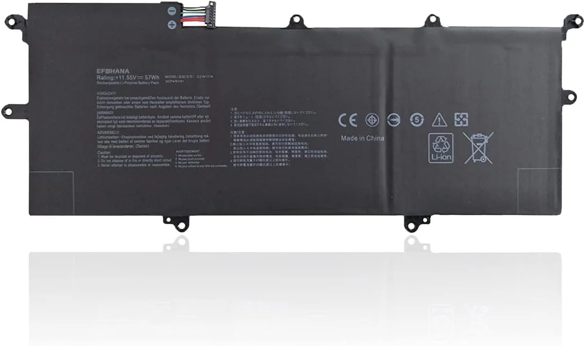 NShi NShi C31N1714 laptop battery 11.55V 57Wh 4940mAh for ZenBook Flip 14 UX461UA — product photo