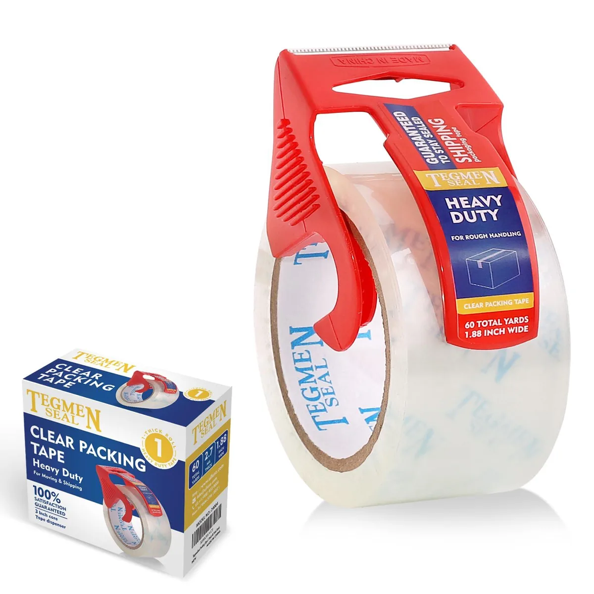  TegmenSeal 24004 packing tape 1.88 in 60 yd 12 or 36 rolls — product photo