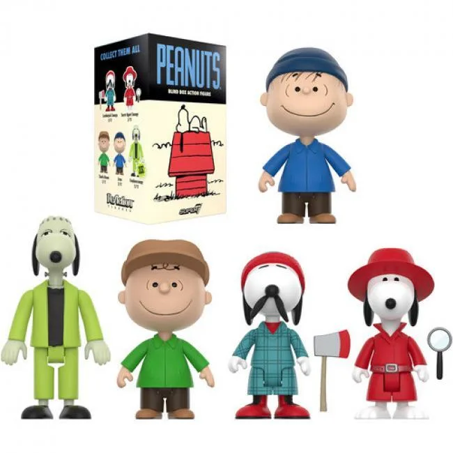 Super7 Super7 BB-PNUT-10886 Peanuts ReAction Blind Box Flat 12pc 3.75 inch — product photo