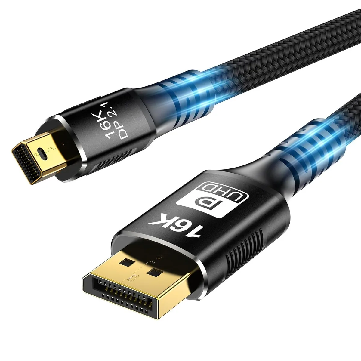BUCIER BUCIER Mini DisplayPort to DisplayPort 2.1 Cable 3.3 ft — product photo