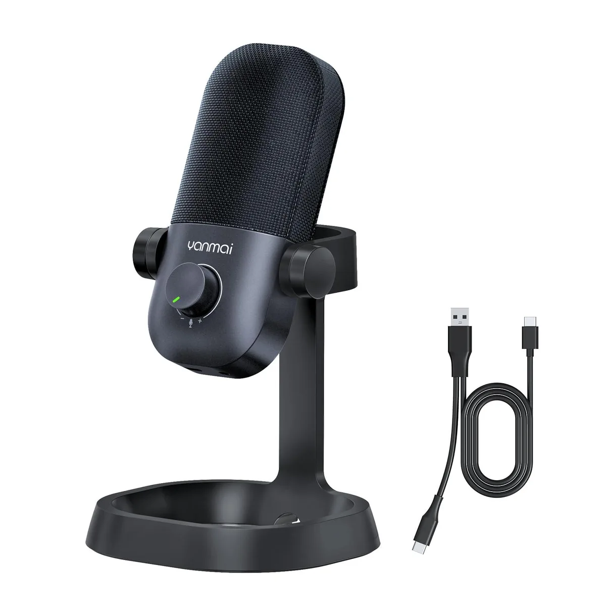  Yanmai GM-610 Black USB-C Condenser Microphone — product photo