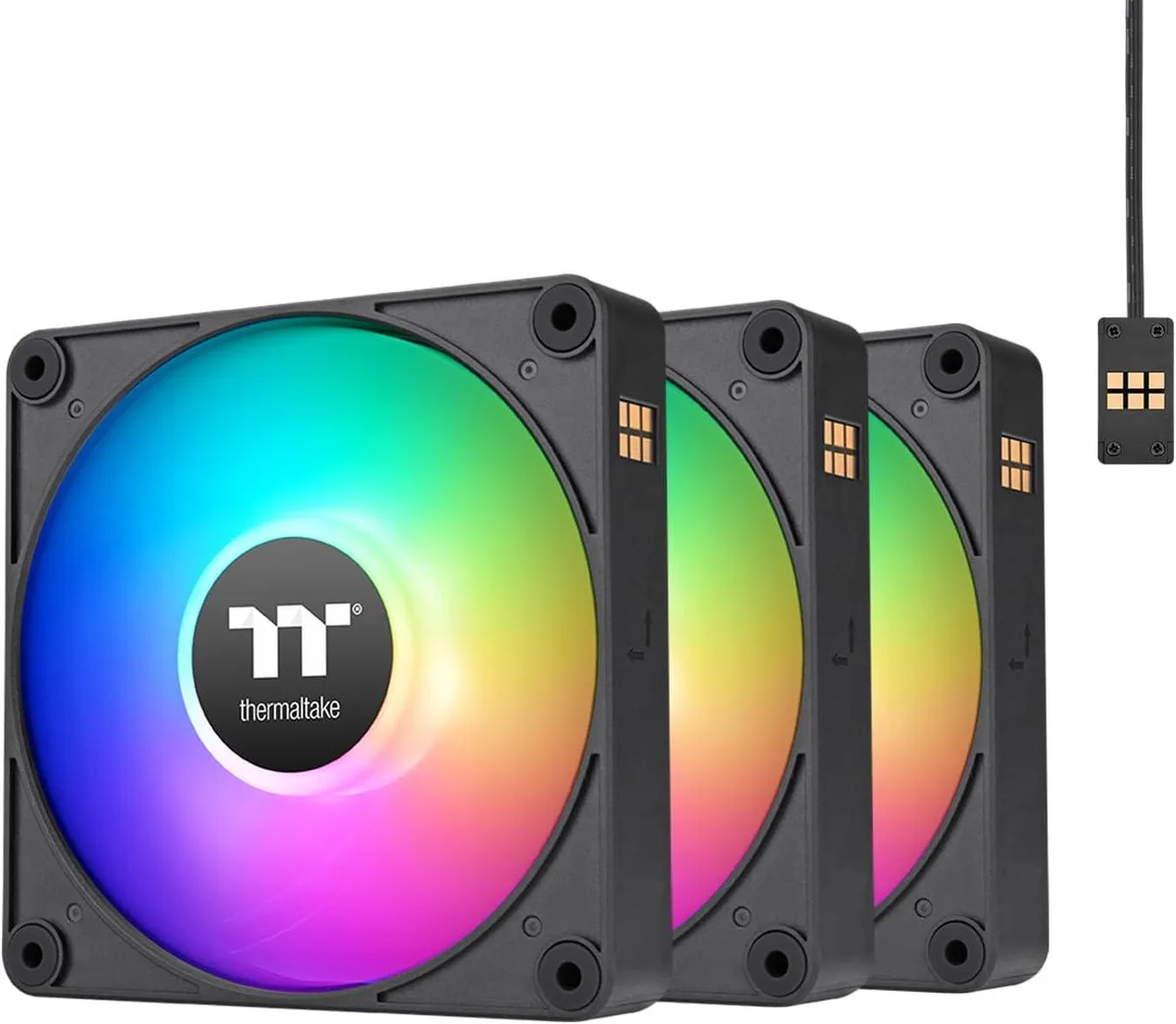 Thermaltake Thermaltake CT140 EX ARGB Reverse 3-Fan Pack 140mm CL-F193-PL14SW-A — fotografija izdelka