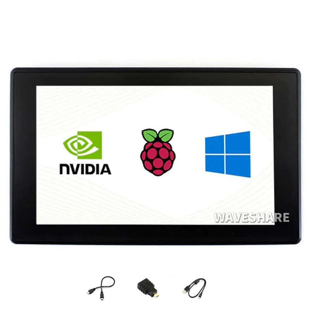 LORDWORLD LORDWORLD 7inch HDMI LCD (H) 1024x600 IPS Capacitive Touch Screen with Case — product photo