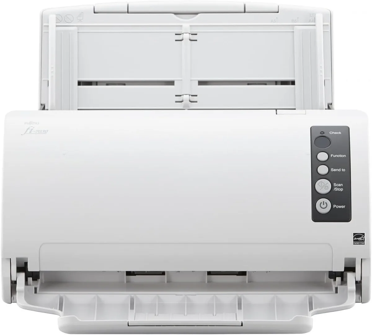 Fujitsu General Fujitsu General fi-7030 PA03750-B001 Document Scanner 600 x 600 dpi 27 ppm 54 ipm ADF 50 sheets White — product photo