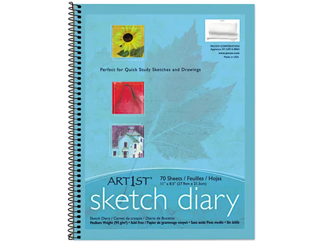 Pacon Pacon 4794 Sketch Diary 11 x 8 1/2 60 lb 70 Sheets White — product photo