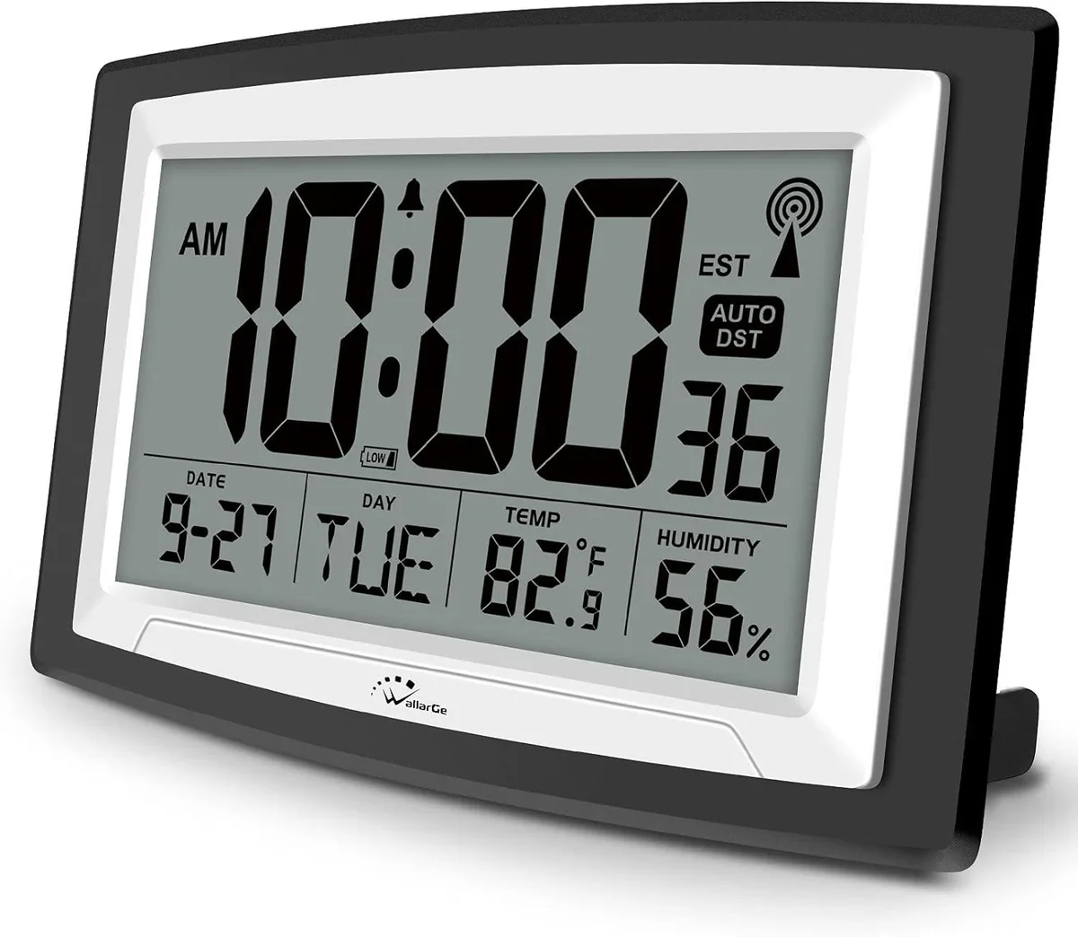 PISKEKAT PISKEKAT Server Rack 12.5 Inch Atomic Clock with Temp Humidity — product photo