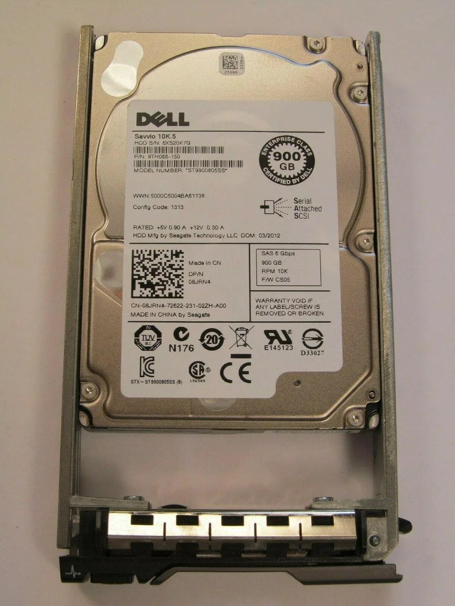 DELL DELL 8JRN4 900 GB 10000 RPM 2.5" SAS Hard Drive — product photo