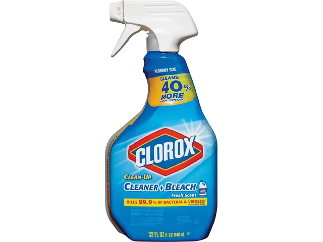 Clorox Clorox 30197CT Clean-Up All Purpose Cleaner with Bleach Spray 32 fl oz Rain Clean Scent 9 Carton — product photo