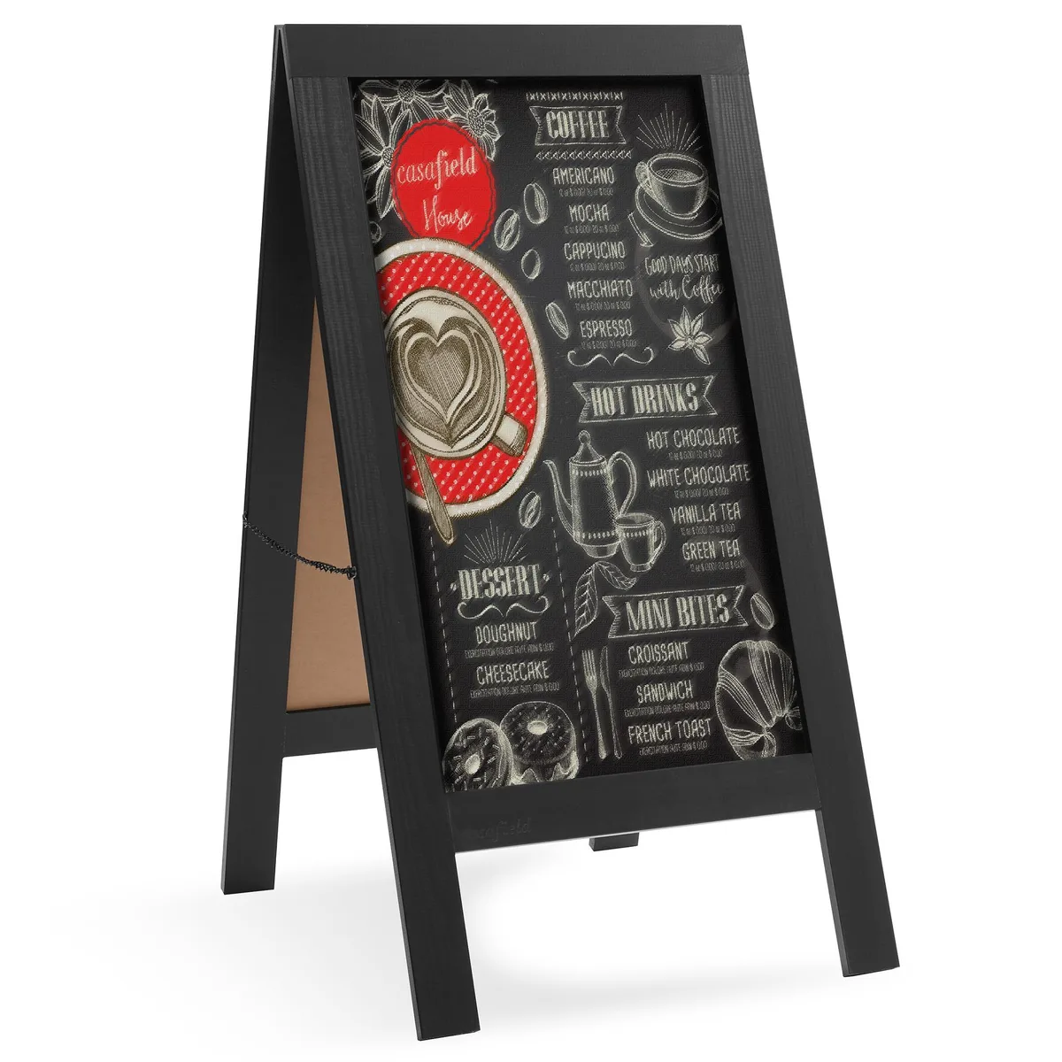 Casafield Casafield A-Frame Chalkboard Sign 40 x 20 Black — product photo