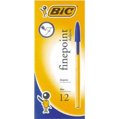 BIC BIC Finepoint Ballpen 0.7mm Blue Box of 12 — product photo