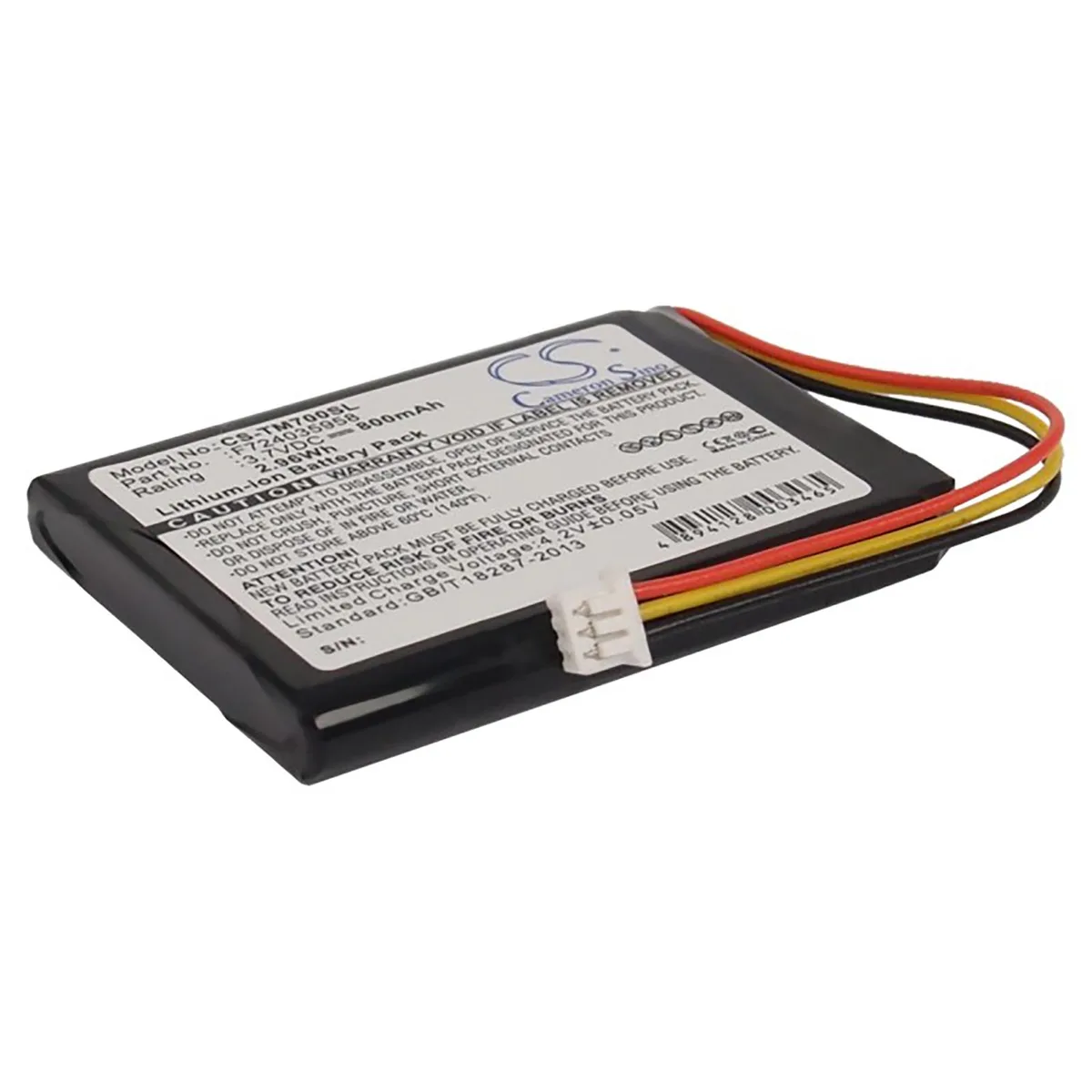 Cameron & Co Cameron & Co DS-CS-TM700SL GPS accessory battery 800mAh 3.7V Li-ion Black — product photo