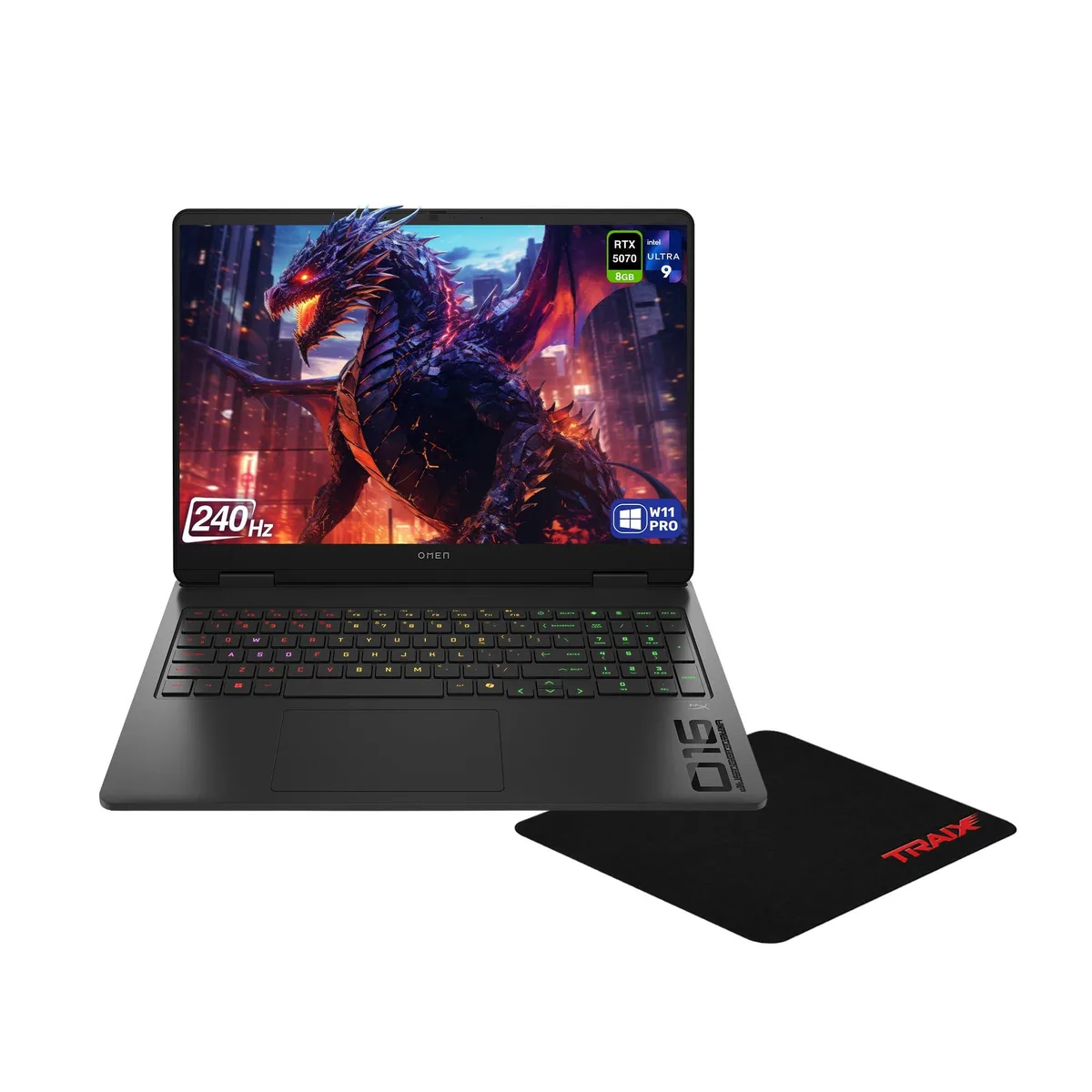HP HP OMEN 16 Slim Gaming Laptop Ultra 9-285H 64 GB 4 TB 16" WQXGA 240Hz RTX 5070 Shadow Black — product photo