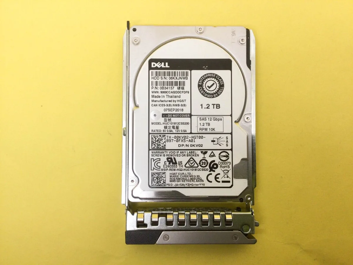 DELL DELL HUC101812CSS200 1.2TB 10K SAS 2.5" HDD accessory — product photo