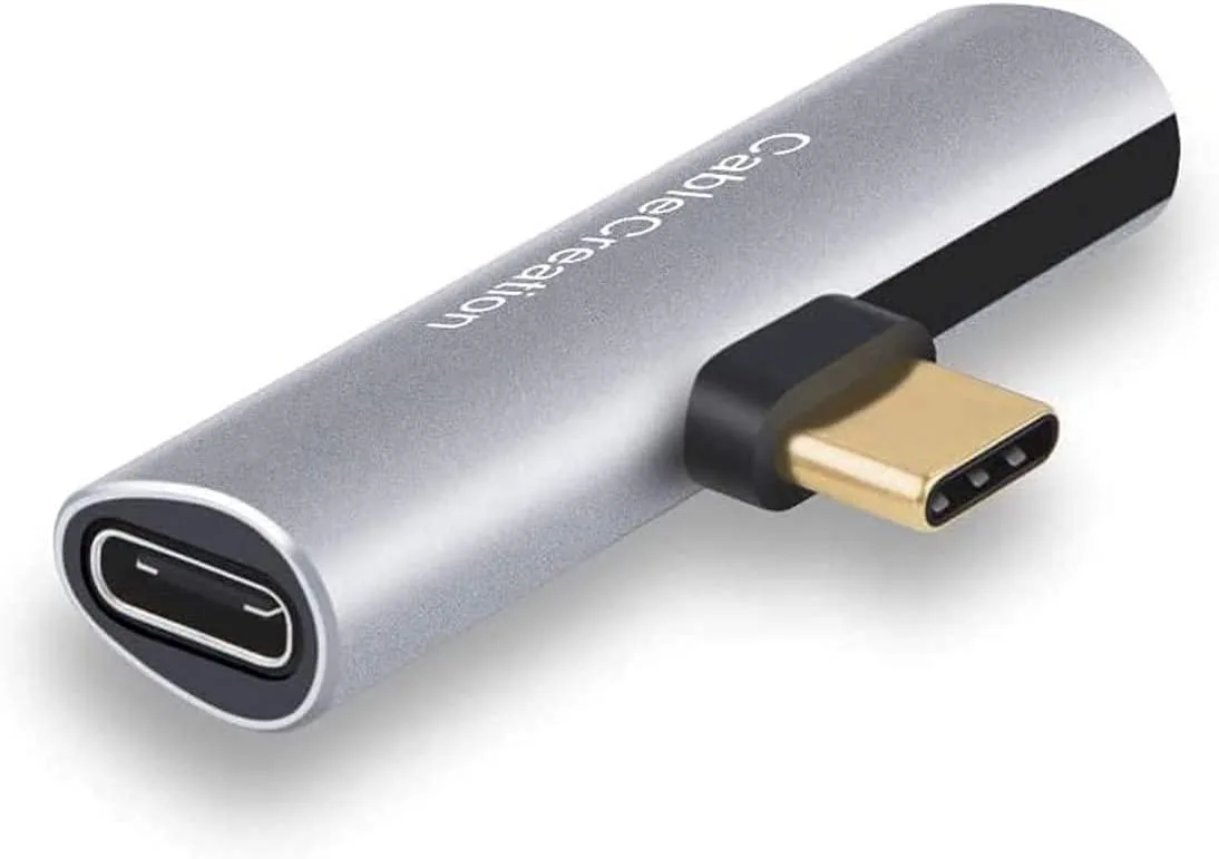 CableCreation CableCreation USB-C Audio & PD 60W Splitter Aluminum Gray — product photo
