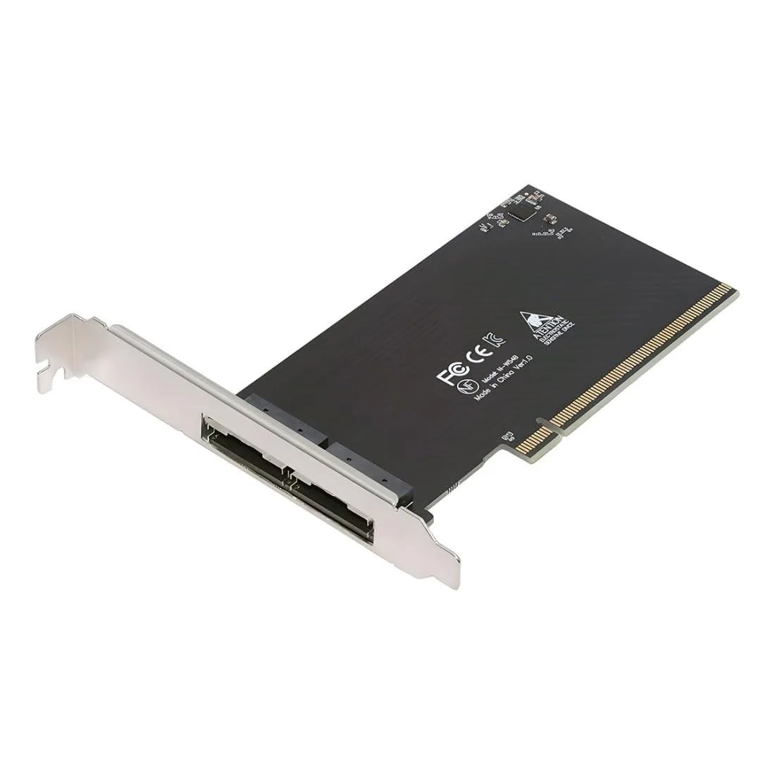 CY CY PCIe 3.0/4.0 x16 to 2 Port SFF-8654 8i Expansion Card with 12cm Bracket — product photo