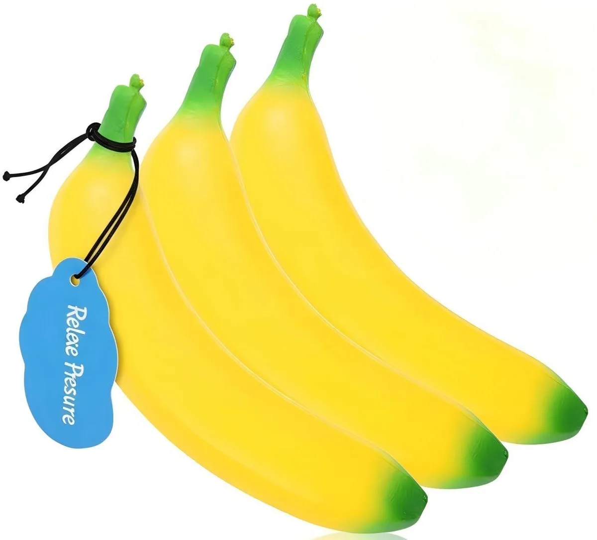  3PCS Banana Squishy Stress Toy Foam Fidget Toys — product photo