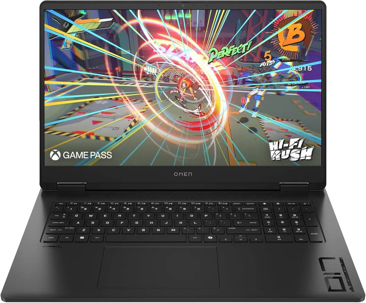 HP HP OMEN 17 gaming laptop 17.3 FHD 144 Hz Ryzen AI 9 365 RTX 5060 16GB DDR5 2TB — product photo