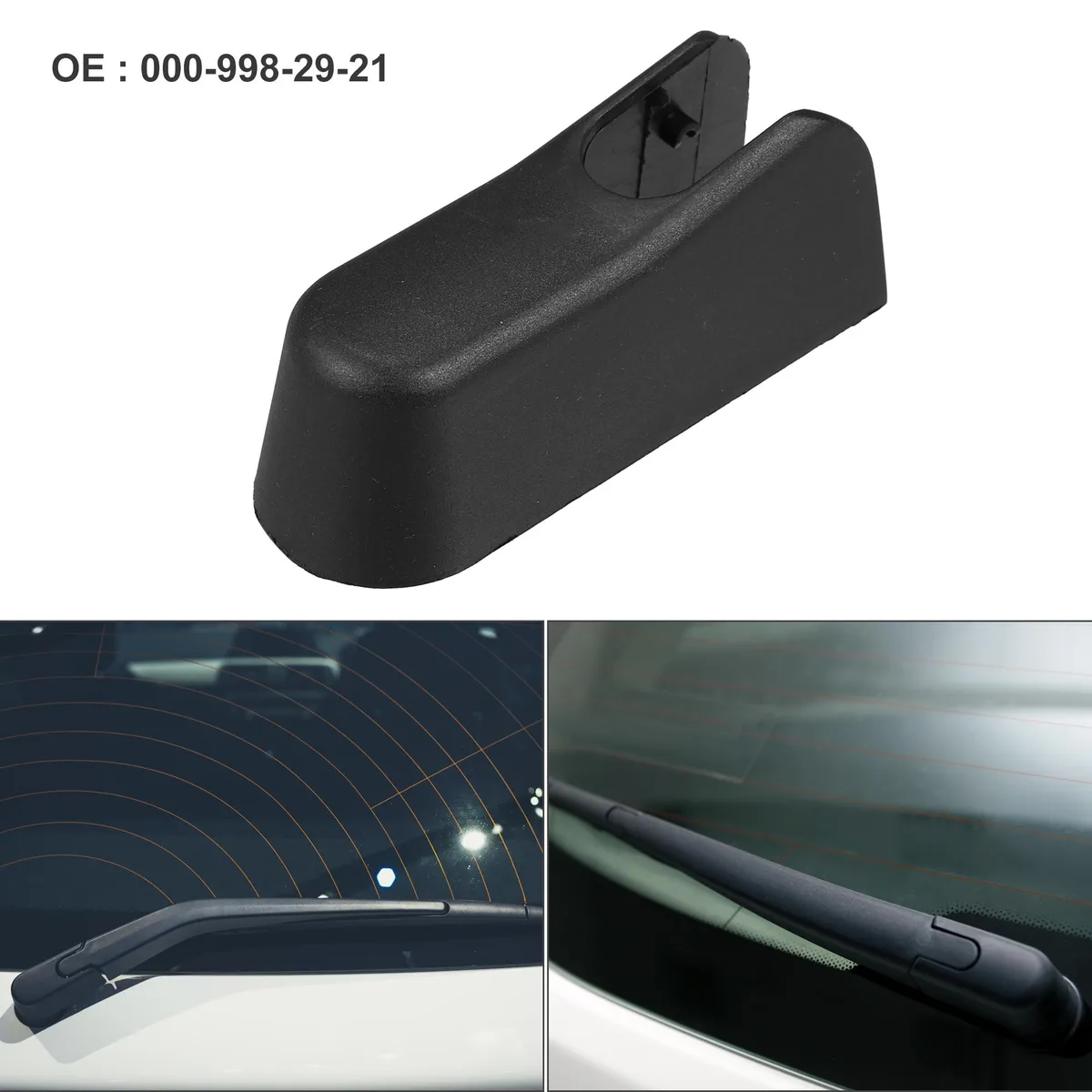 Unique-Bargains Unique-Bargains Rear Wiper Arm Nut Cover Cap Black 000-998-29-21 — product photo