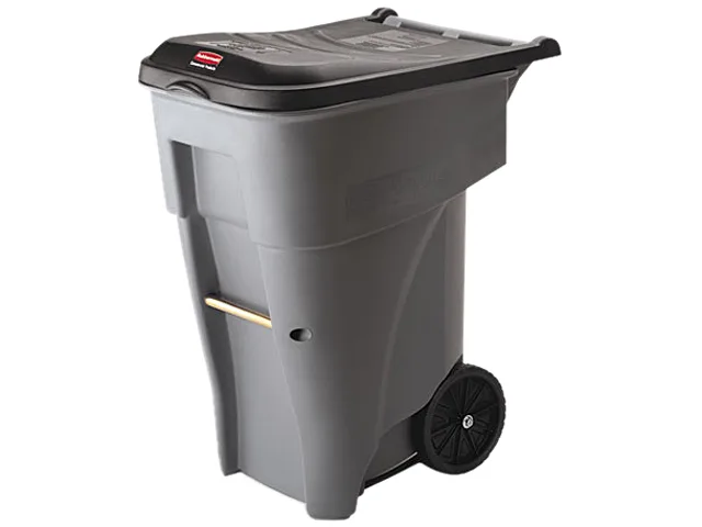 Rubbermaid Commercial Rubbermaid Commercial 9W21GY 65 gal Square Waste Container Gray — product photo