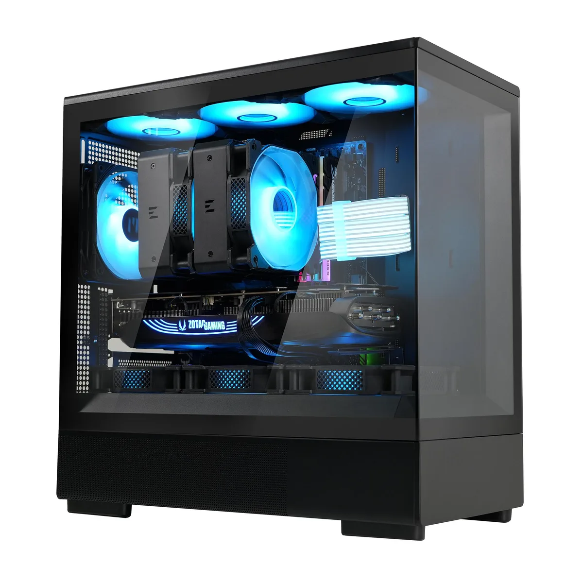Zalman Zalman P10 mATX Mini Tower PC Case Black — product photo