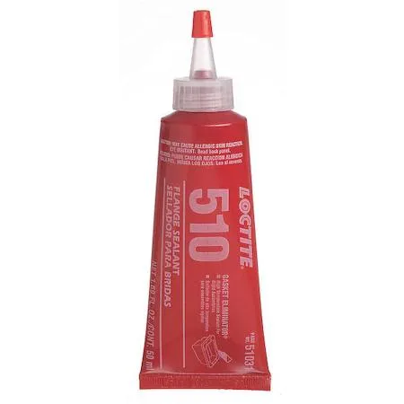 Pink anaerobic gasket maker gel in 50 mL tube