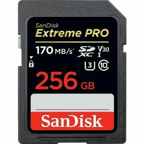 SanDisk SanDisk SDSDXXY-256G-ANCIN 256GB Extreme PRO SDXC memory card — product photo