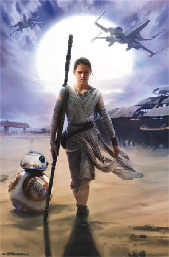 Posterazzi Posterazzi TIARP13966 Star Wars Rey covering 24 x 36 — product photo