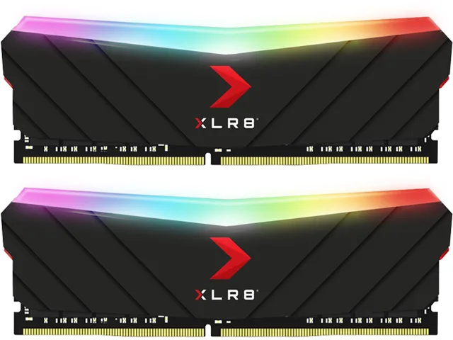 PNY Technologies, Inc. PNY Technologies, Inc. MD16GK2D4320016XRGB- 16GB (2 x 8GB) DDR4 3200 desktop RAM — product photo