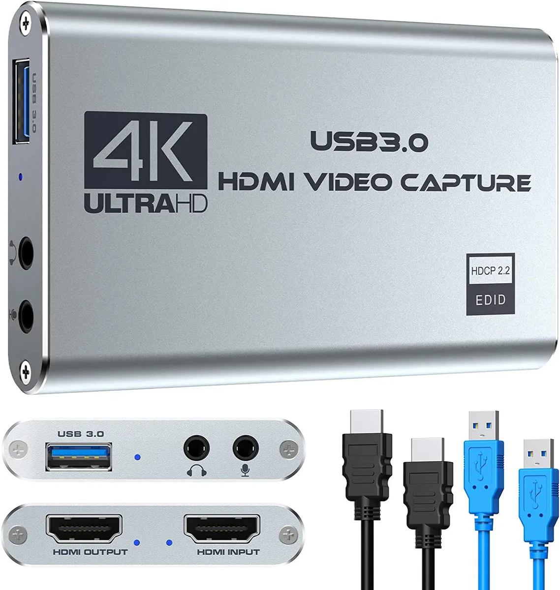 DigitNow! DigitNow! V316 4K USB 3.0 Video Capturing Device Silver — product photo