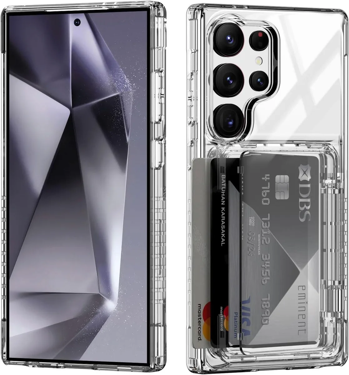 Transcend Transcend Galaxy S24 Ultra Case Wallet Clear 6.8 inch — product photo