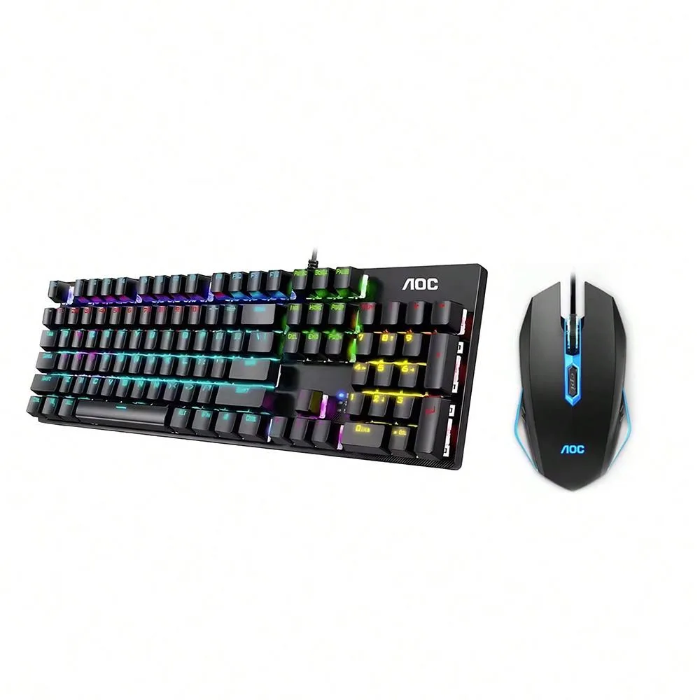 AOC Monitors AOC Monitors GK410 Mechanical Keyboard 104-Key Black — product photo