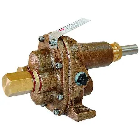 Dayton Dayton 4KHH7 Rotary Gear Pump Head, Bronze, 1/4" NPT, 100 psi, 1.9 gpm — product photo