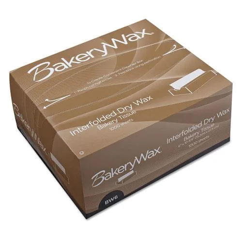 Bagcraft Papercon Bagcraft Papercon EcoCraft Interfolded Dry Wax Bakery Tissue 6 x 10.75 in Pop-Up Box 10/1M — product photo