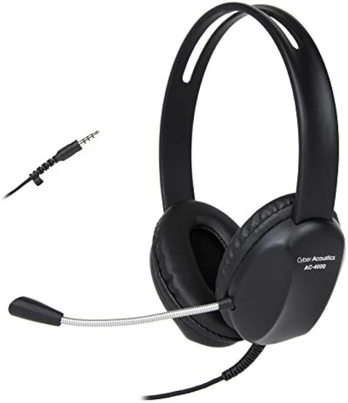 usbroway usbroway AC-4000 headset 3.5mm noise cancelling — product photo