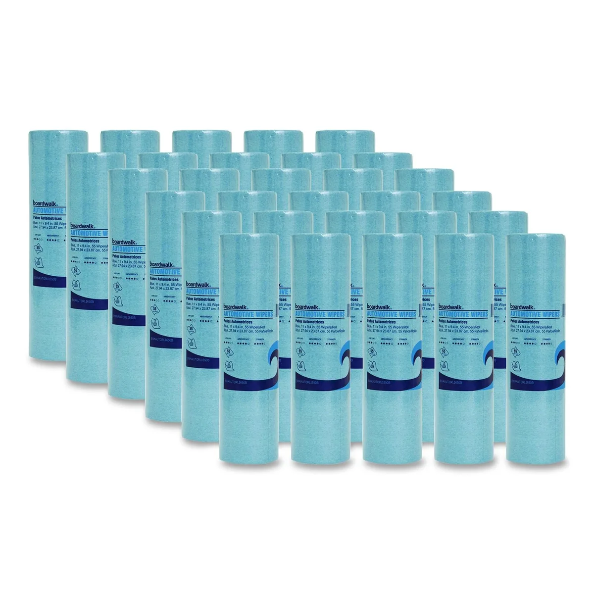 Boardwalk Boardwalk Shop Towels Blue 9.4 x 11 55/Roll 30 Rolls/Carton — product photo