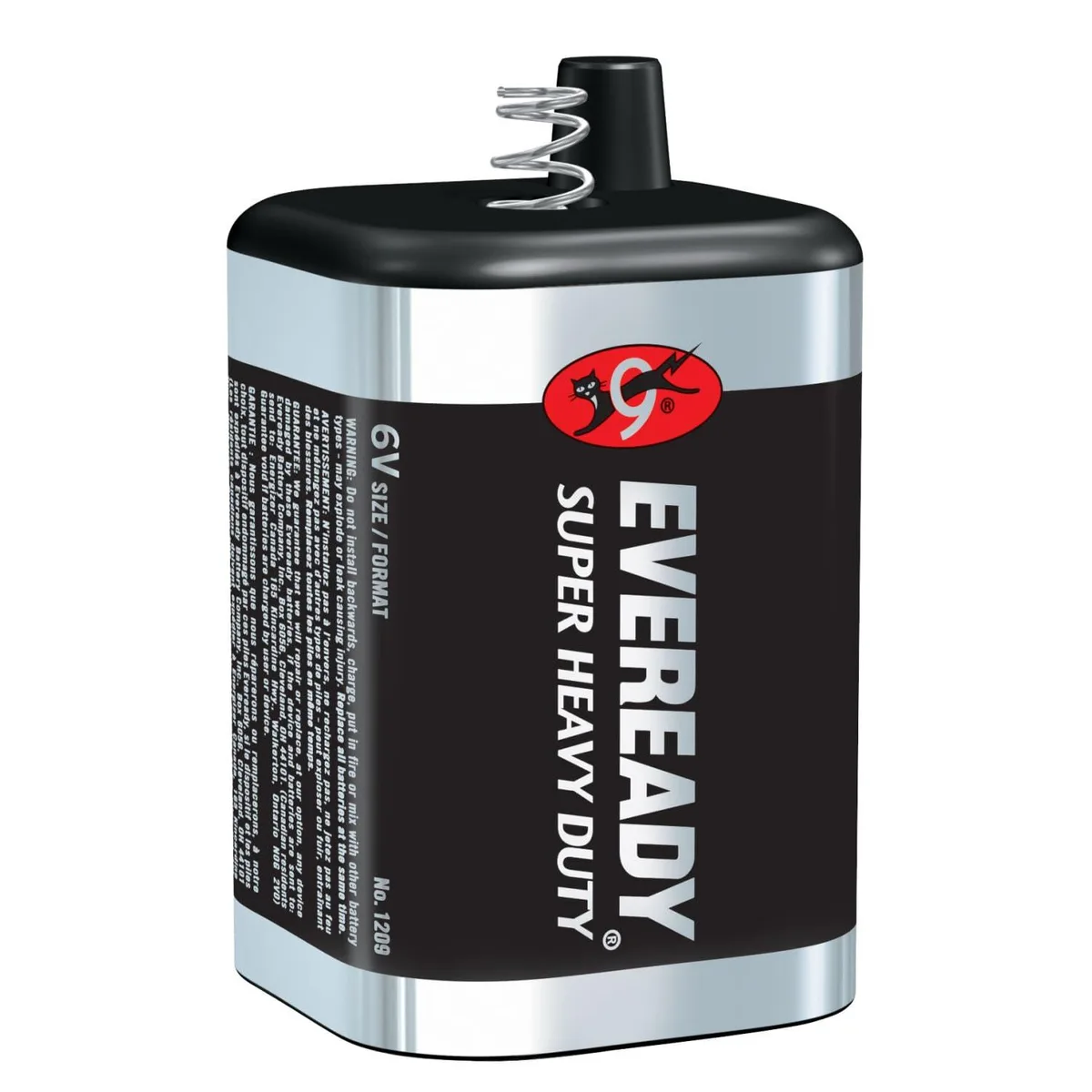 No Sew No Sew Eveready 1209 6V Spring Lantern Battery 11000 — product photo