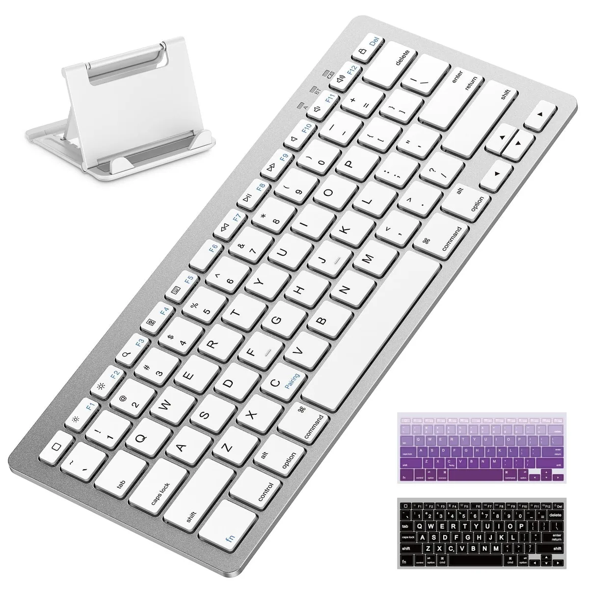  XP-Pen Pink Bluetooth Keyboard with Adjustable Stand 11.22 x 4.72 in 0.68 lbs — product photo