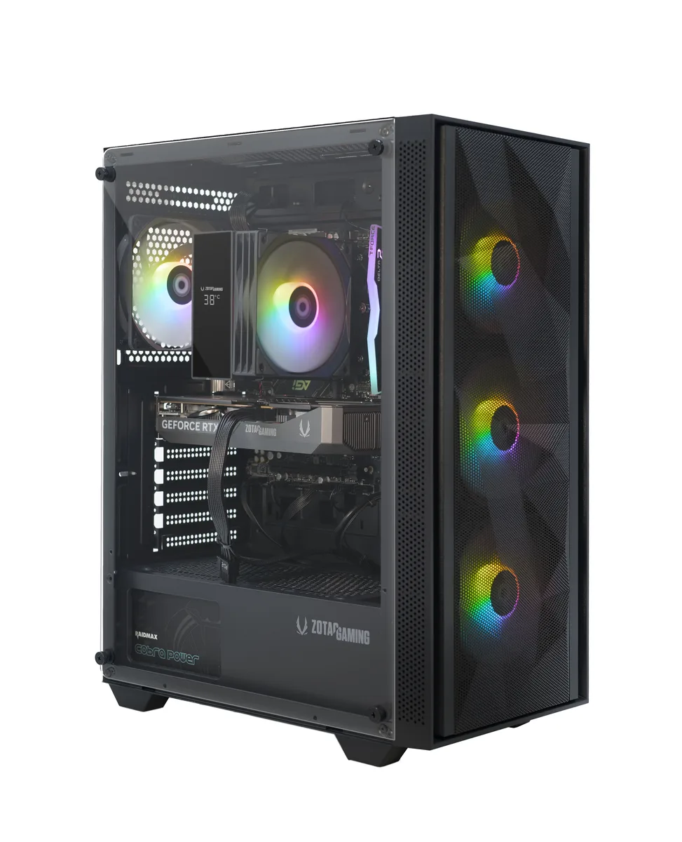 ZOTAC ZOTAC MEK5060A5500BR1 gaming PC RTX 5060 Ryzen 5 5500 16GB DDR4 1TB NVME — product photo