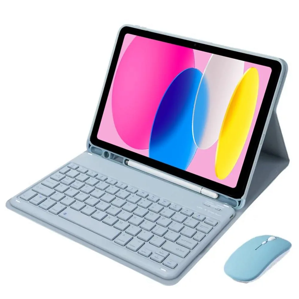 Timoom Timoom Detachable Bluetooth Keyboard Case for iPad 11" 2025 A16 Misty Blue accessory — product photo